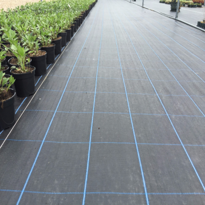 Pp Woven Heavy Duty Agricultural Ground Cover Black Plastic Ground Mulch
